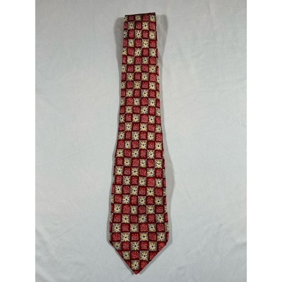 Robert Talbott Other - Vintage Robert Talbott Studio Geometric Daisy 100%Silk Tie Hand Sewn Made In USA